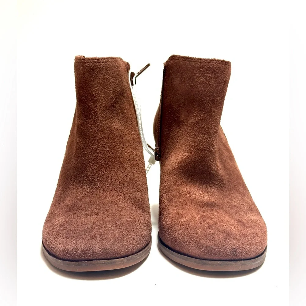 Lucky Brand Zorla Leather Wedged Zip Ankle Booties size 8/39 NWT - Picture 13 of 13